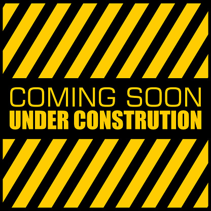 Coming Soon Tech Sign Coming Soon Under Construction Sign Vector Stock Illustration ...