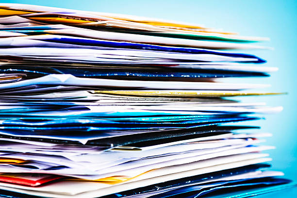 Stack of Junk Mail Stack of Junk Mail junk mail photos stock pictures, royalty-free photos & images