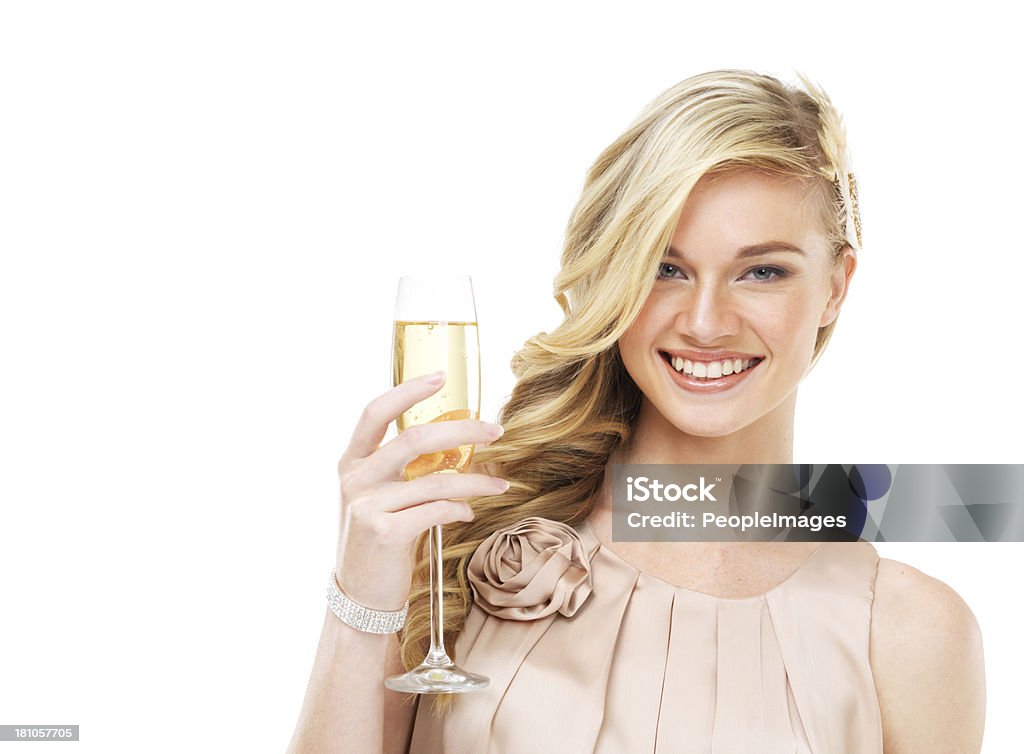 Zeit zum Feiern - Lizenzfrei Champagnerglas Stock-Foto