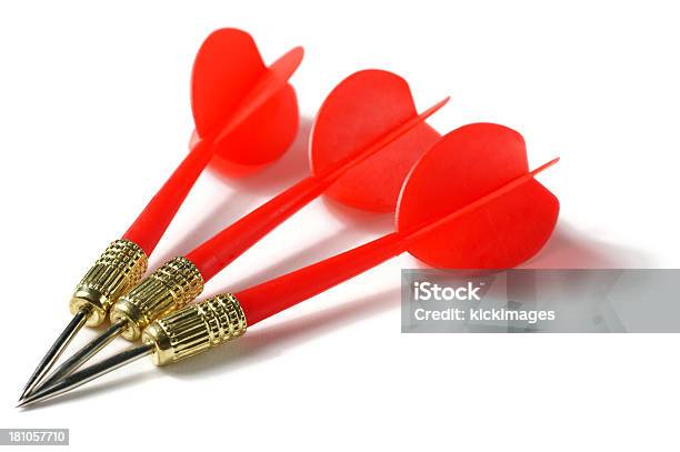 Three Darts Stock Photo - Download Image Now - Dart, Darts, Three Objects