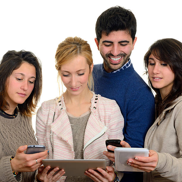 istock Teamwork W Digital Tablet and Smart Phone 181057883