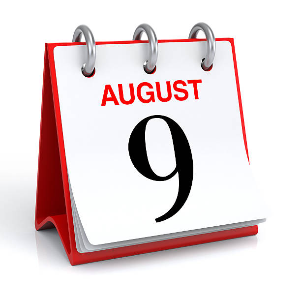 190+ August Number 9 Calendar Day Stock Photos, Pictures & Royalty-Free Images - iStock