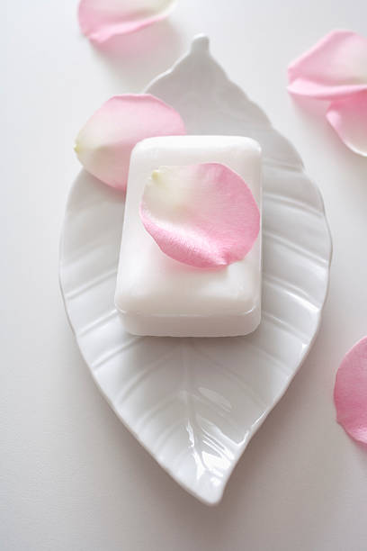 istock Soap and rose petals 181058462
