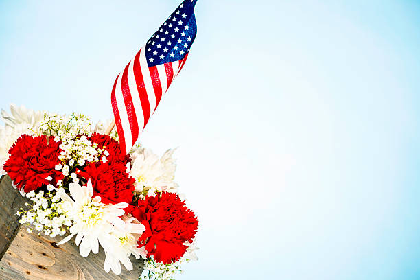 istock Patriotic Flower Arrangement for July 4th 181058959