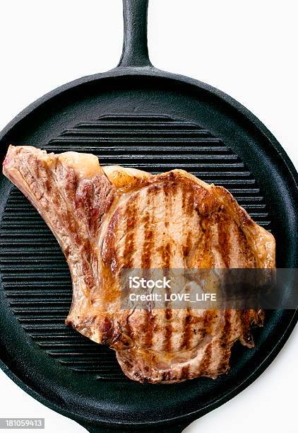 Foto de Filé Grelhado e mais fotos de stock de Cozinhar - Cozinhar, Macrofotografia, Fundo Branco