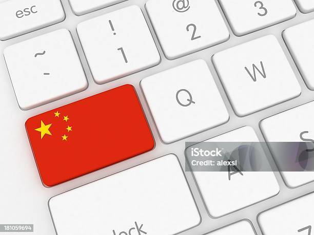 Foto de Tecnologia Da China e mais fotos de stock de China - China, E-commerce, Bandeira