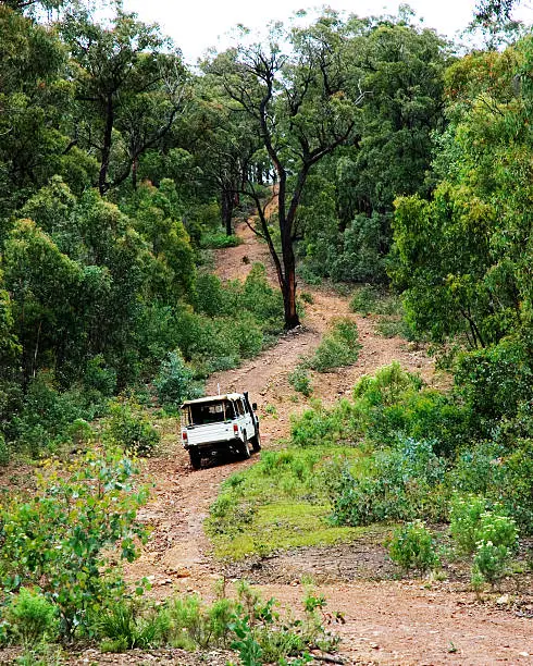 4WD struggling up an incline