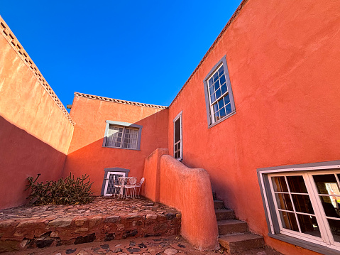 Albuquerque, USA - November 6, 2022. Facade of Warpath store at Old Town Plaza in Albuquerque, New Mexico, USA