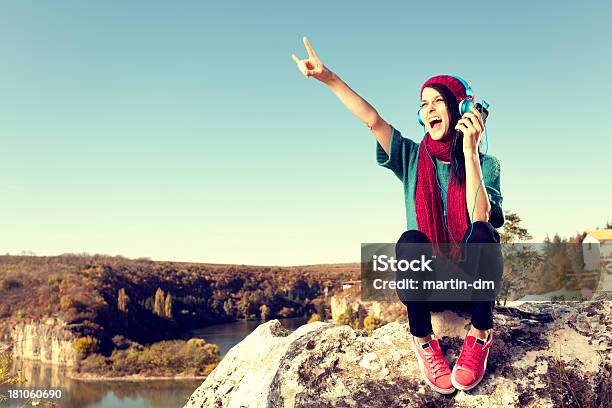 Music Stock Photo - Download Image Now - Adult, Adults Only, Arms Raised