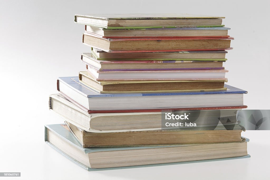 Stapel Bücher - Lizenzfrei Bibliothek Stock-Foto