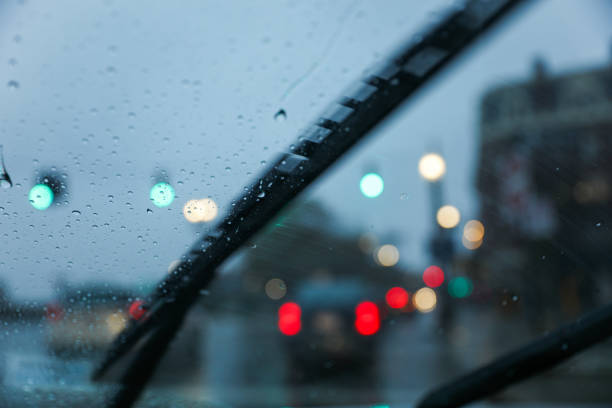 istock Raindrops adorn windowpane, creating a melancholic ambiance, symbolizing solitude, introspection, and nature's serene beauty on a rainy day 1810608297