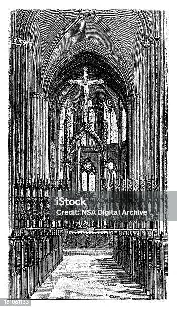 High Altar Of St Elisabeth Church In Marburg Germany Stock Illustration - Download Image Now