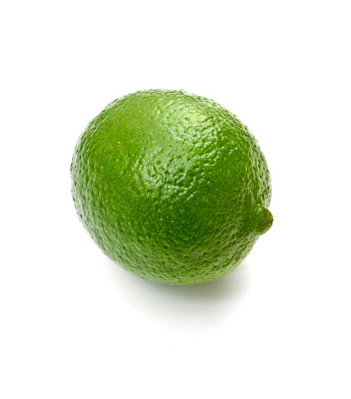 Perfect Lime, isolated on white.