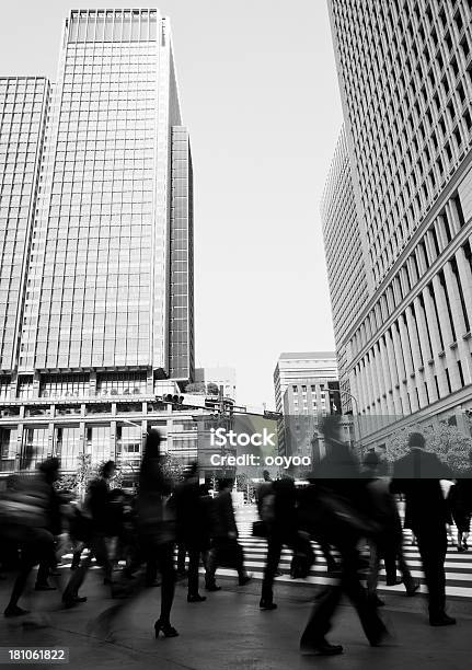 Città Pendolari Che - Fotografie stock e altre immagini di Affari - Affari, Bianco e nero, Persone