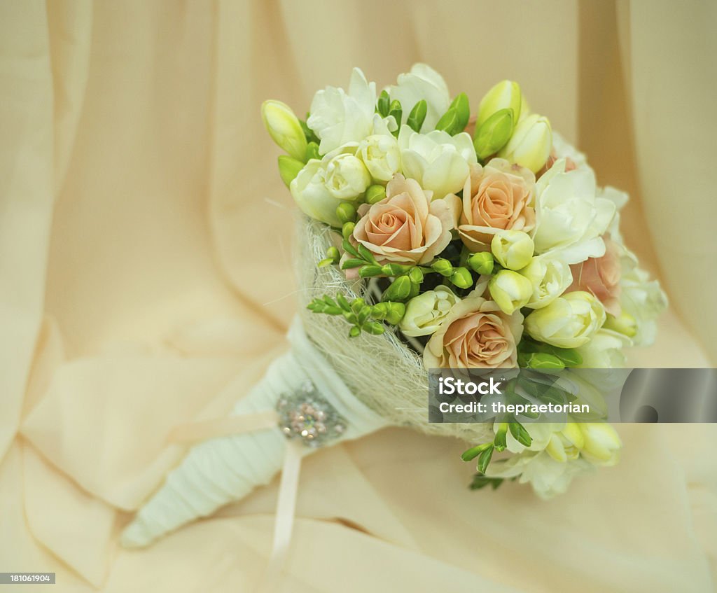 Belo bouquet de Noiva - Royalty-free Amarelo Foto de stock