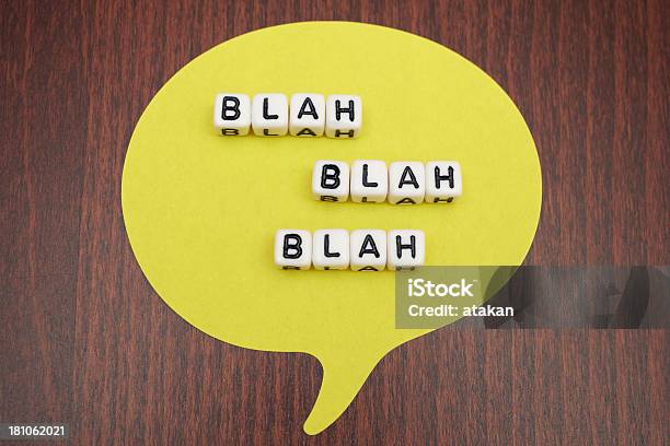 Blah Stock Photo - Download Image Now - Textured, Communication, Concepts