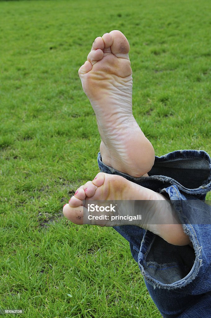 Im Freien Füße - Lizenzfrei Frauen Stock-Foto