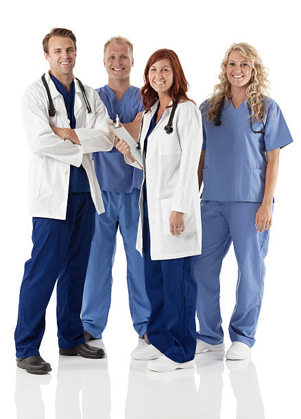 istock Smiling healthcare professionals 181062498