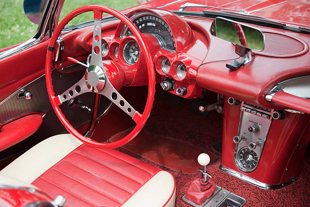 istock Vintage dashboard of a Corvette 181062747