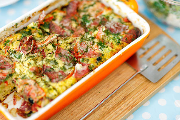 Vegetable And Salami Frittata