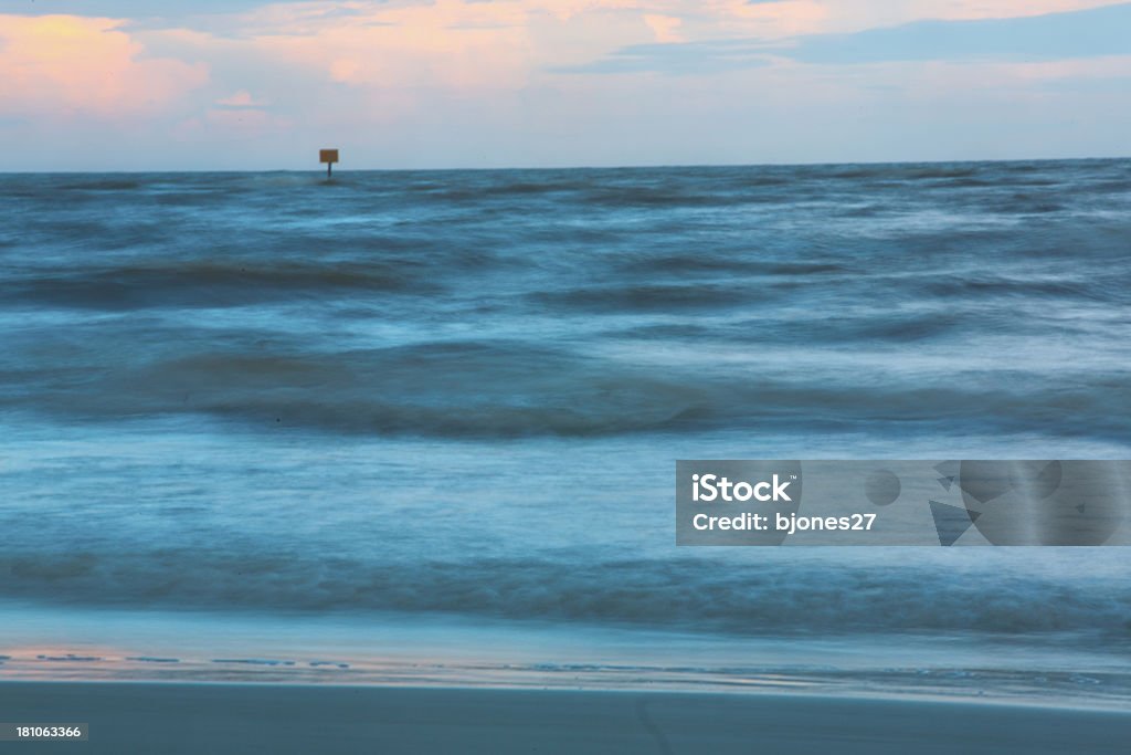 St. Simons Island Beach - Foto stock royalty-free di Ambientazione esterna