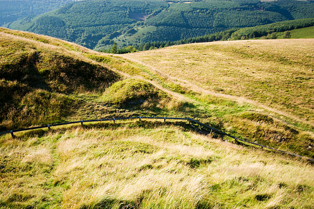 istock Welsh landscape of grass and hills 181064148