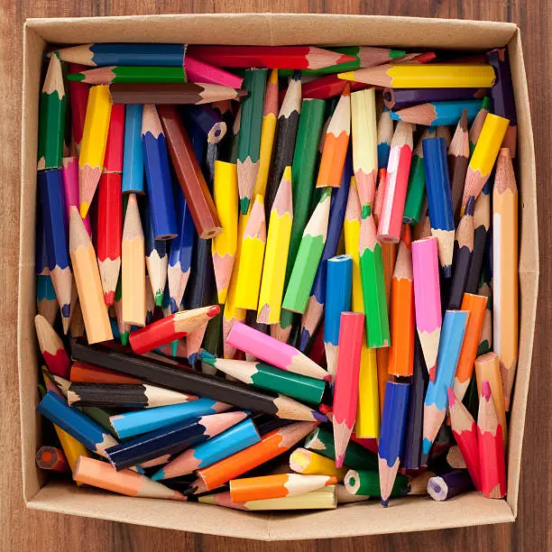 Photo of Used color pencils