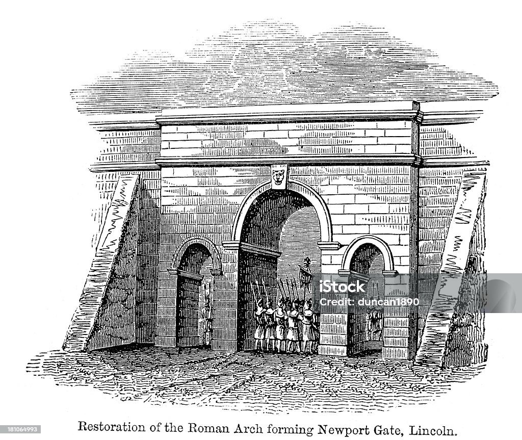 Rzymski most - Zbiór ilustracji royalty-free (Anglia)