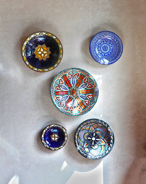 this kind of hand made art craft or decoration is famous in middle eastern cultures as well as in the Mexican one, usually sold in gift shops as souvenirs..