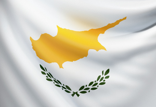 Flag of the Republic of Cyprus. 3d render.http://www.bjoernmeyer.de/bilder/flag_lightbox1.jpg