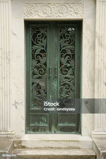 Mausoleum Entrance Stock Photo - Download Image Now - Cemetery, Door, Old