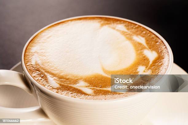 Cappuccino Caffè Con Arte - Fotografie stock e altre immagini di Bevanda analcolica - Bevanda analcolica, Bevanda spumosa, Bibita