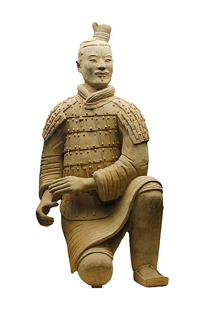 terra cotta warior - terracotta soldiers chinese ethnicity warrior xian foto e immagini stock