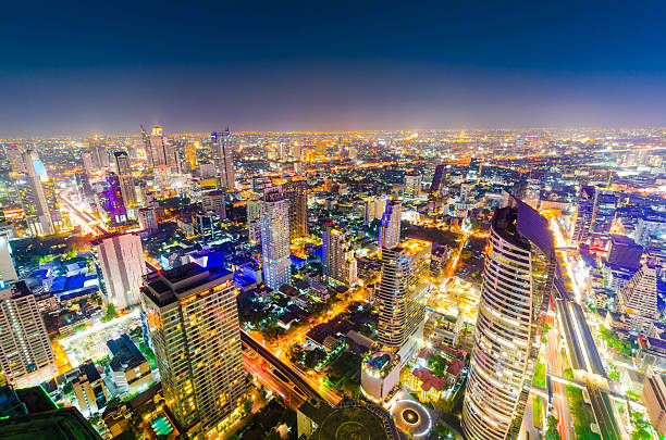 istock Panoramic view of urban landscape in Asia 181066876