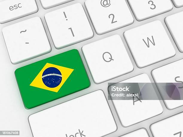 Do Brasil Tecnologia - Fotografias de stock e mais imagens de 2014 - 2014, Bandeira, Bandeira Brasileira
