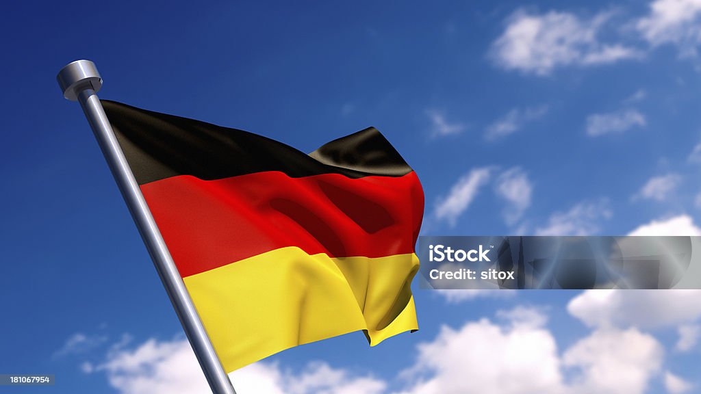 Bandera de Alemania - Foto de stock de Aire libre libre de derechos