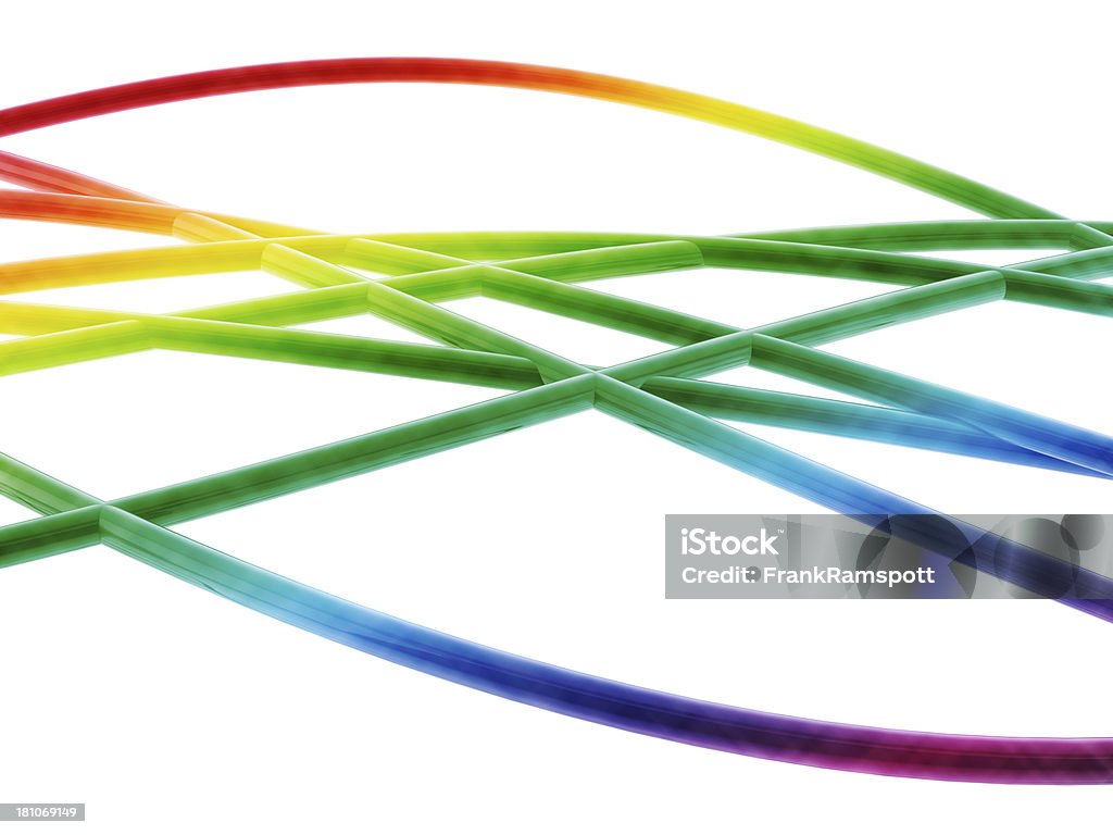 Connexion des lignes colorées - Photo de Arc en ciel libre de droits