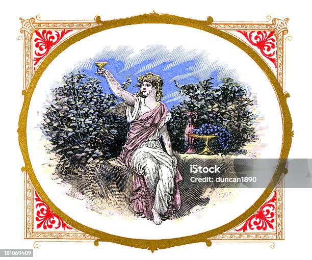 Phyllis Stock Illustration - Download Image Now - Wine, Roman, Drink