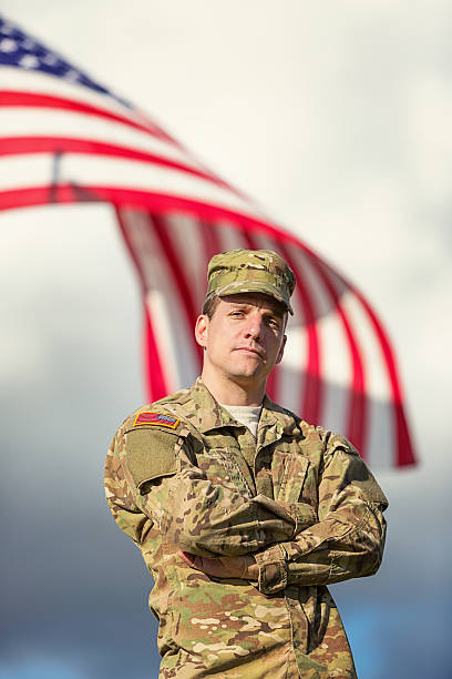istock Portrait of American Soldier 181069885
