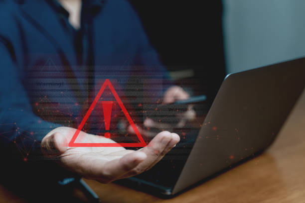 istock caution and warning alert alarm concept, Internet Threat Alert. 1810698993