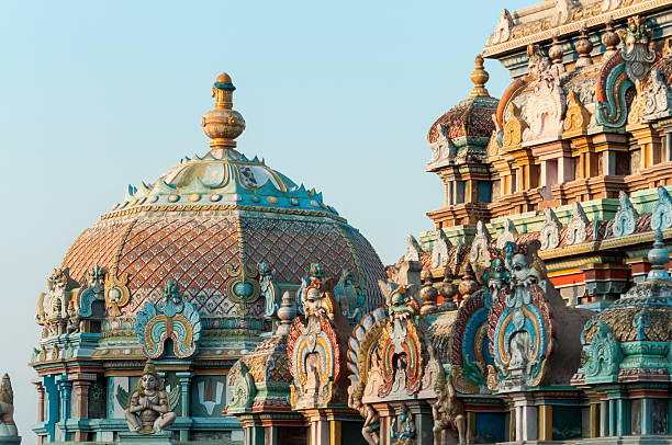 Sri Ranganathaswamy Temple, Tamil Nadu, India. stock photo