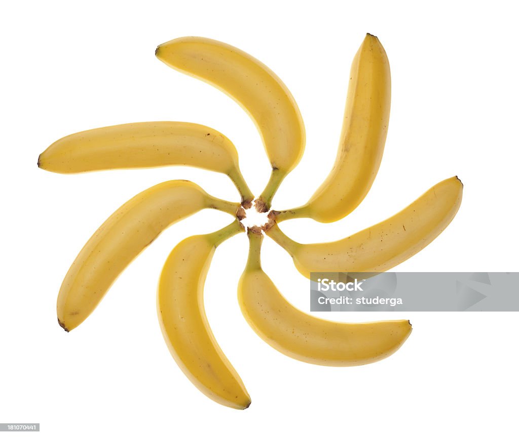 Banana Cata-vento de papel - Royalty-free Alimentação Saudável Foto de stock