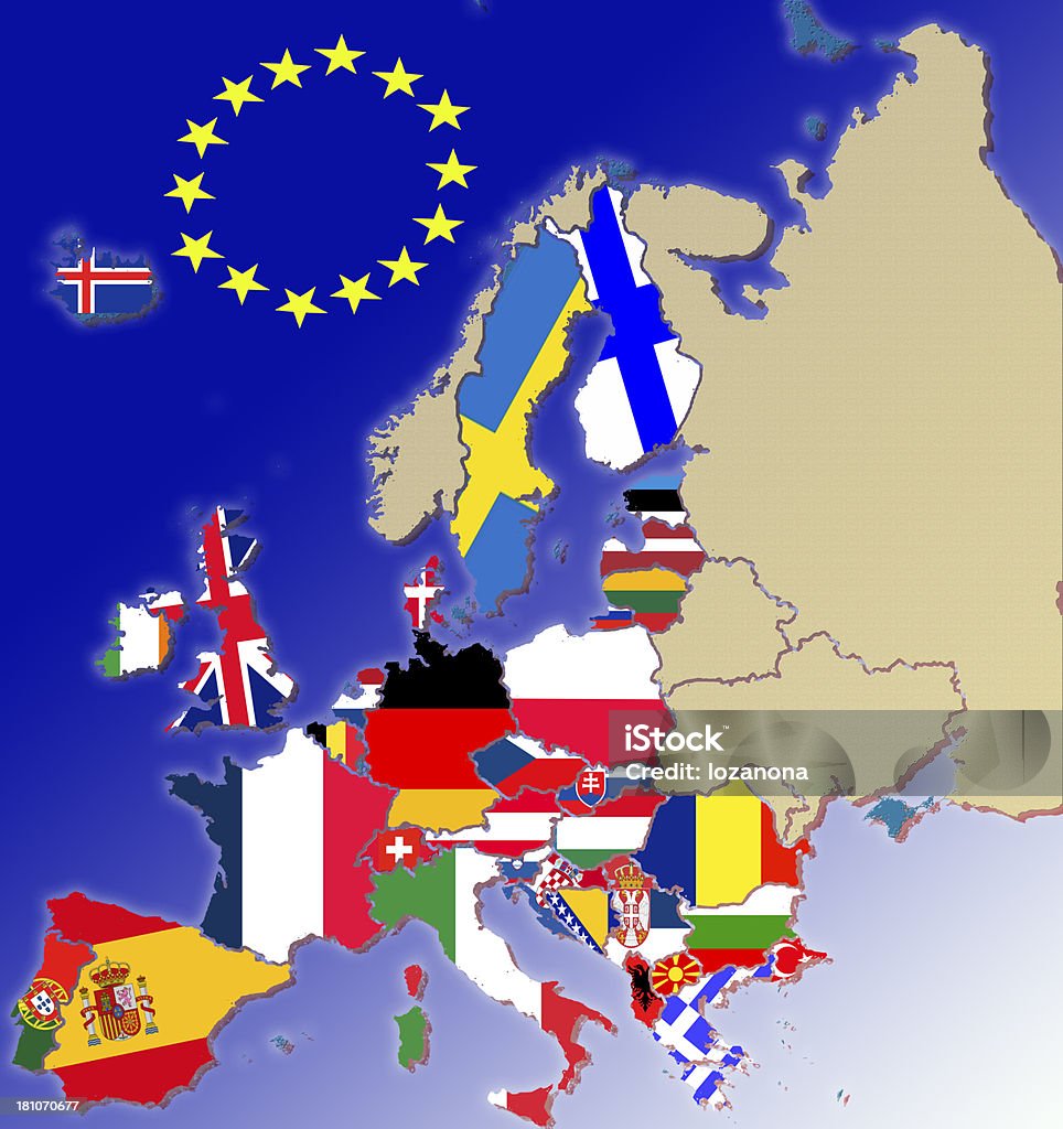 Państwa Członkowskie UE, z Flaga - Zbiór zdjęć royalty-free (Europa - Lokalizacja geograficzna)