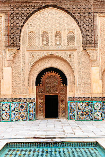 istock Inside of Madressa Ali Ben Youssef Marrakech Morocco 181070803
