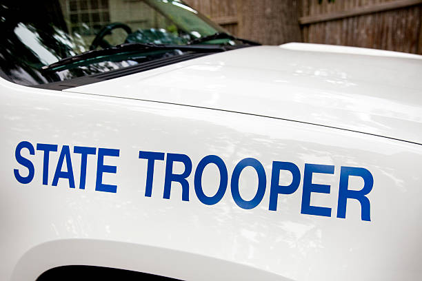 istock State Trooper vehicle fender 181070971