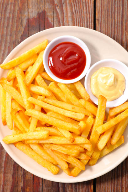 istock french fries white ketchup and mayonnaise 1810711062