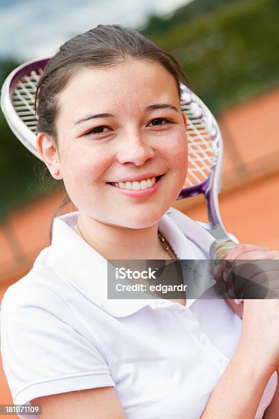 Photo libre de droit de Portrait De Joueur De Tennis banque d'images et plus d'images libres de droit de Activité de loisirs - Activité de loisirs, Adolescent, Balle de tennis