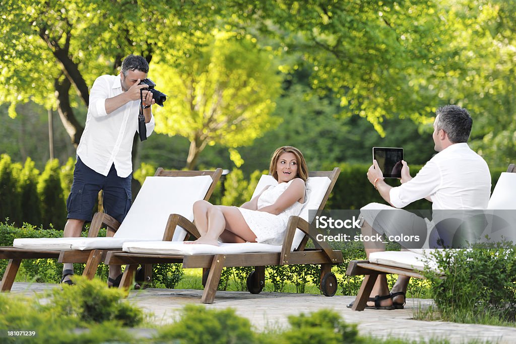 Hora da fotografia - Royalty-free 20-29 Anos Foto de stock