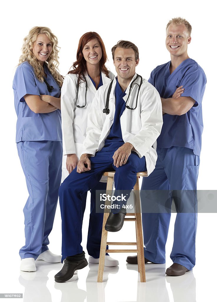 Souriant équipe médicale - Photo de Docteur libre de droits