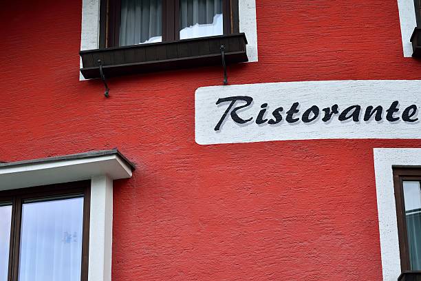 istock Another red house with an italian restaurant 181072297